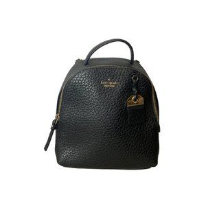 Kate Spade Black Leather Backpack